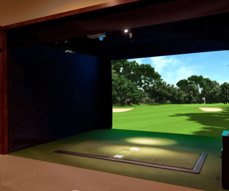 Kennebec Valley Indoor Golf's AboutGolf's Premium Golf Simulator.